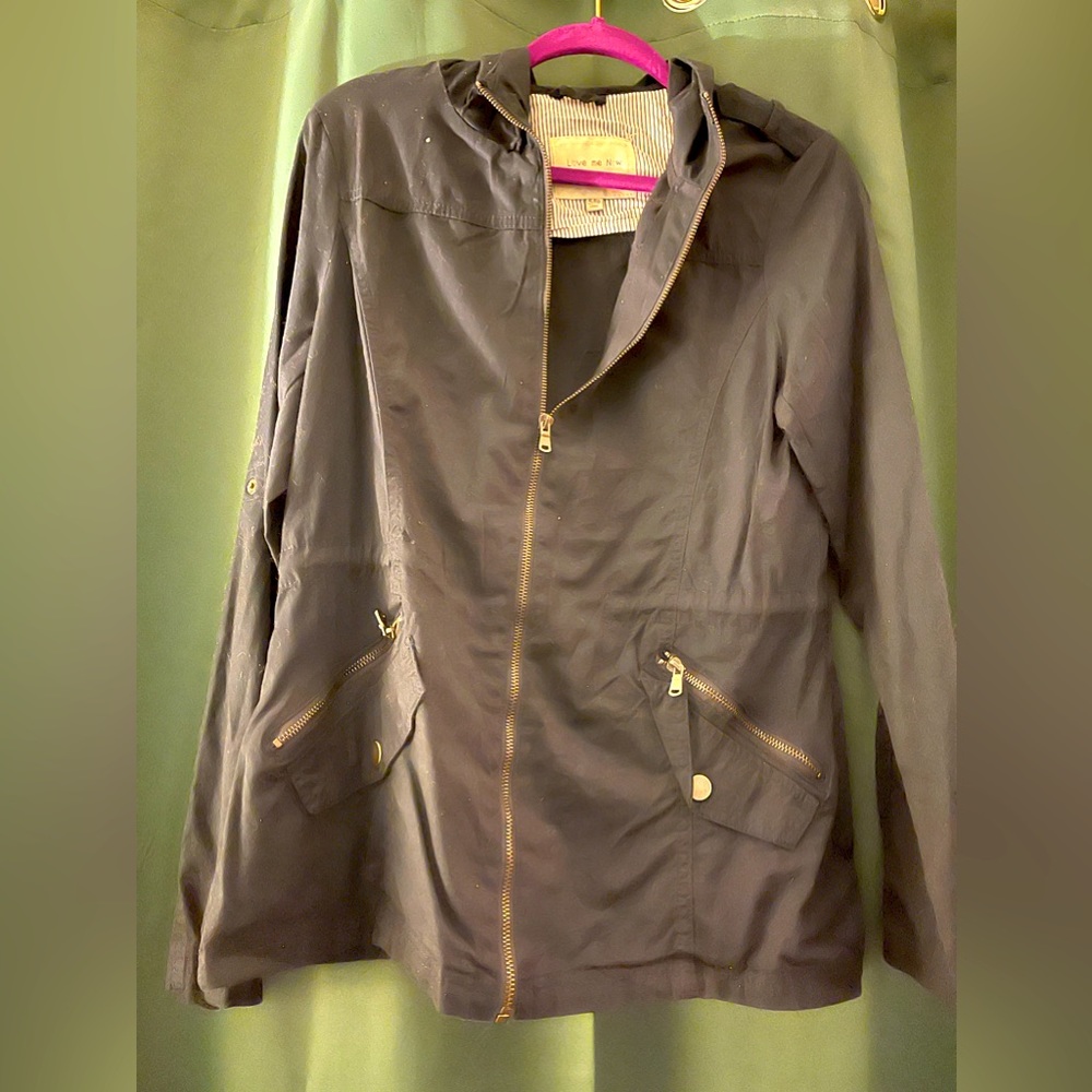 Womens Navy utility jacket